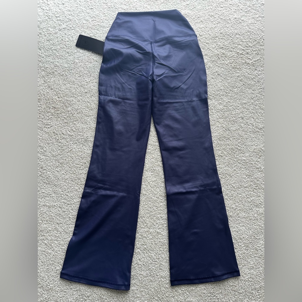 NWT-90 Degree By Reflex Women's Navy Boot Cut Flare Yoga Pants - Picture 6 of 6